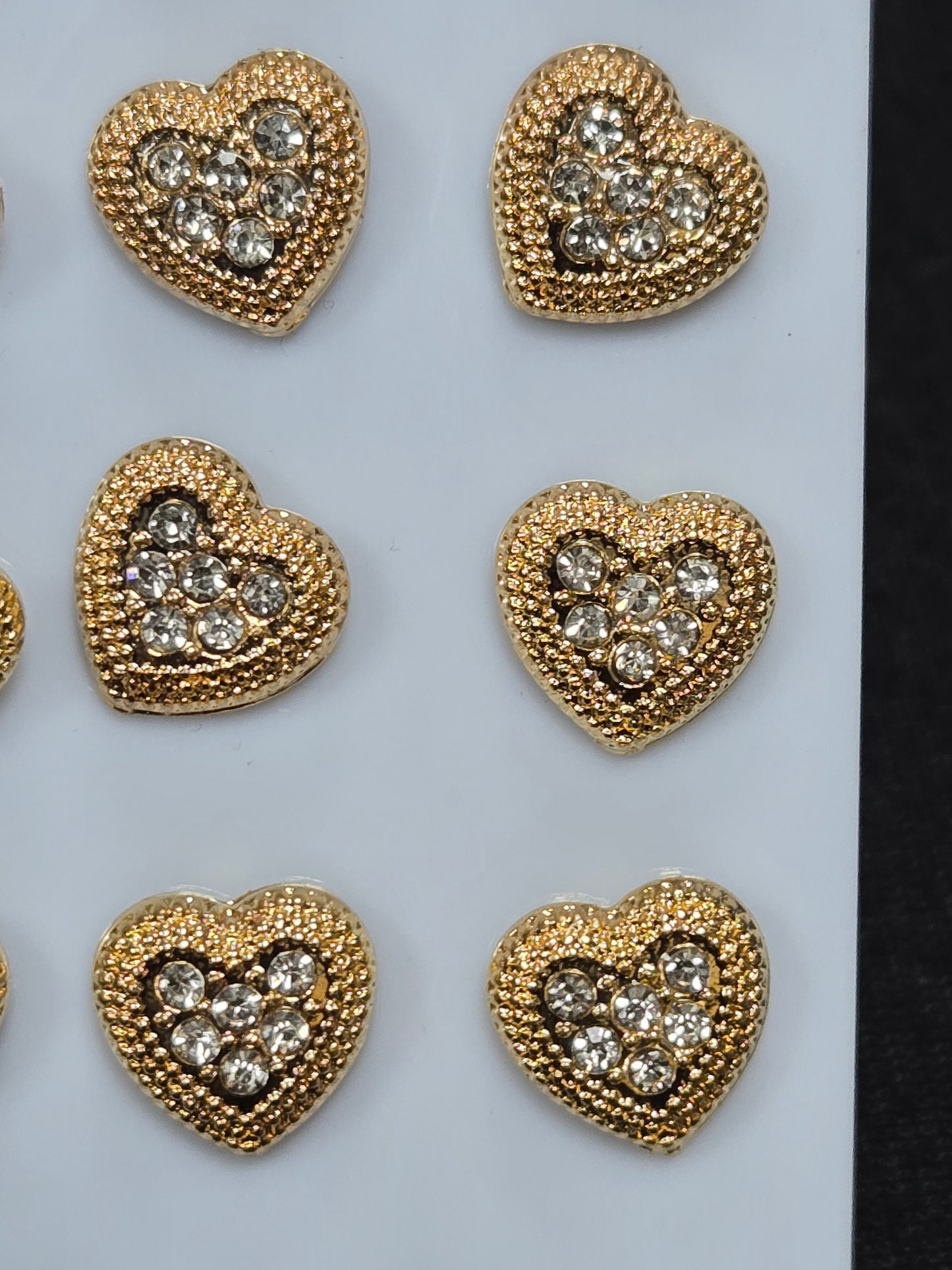 Heart studs