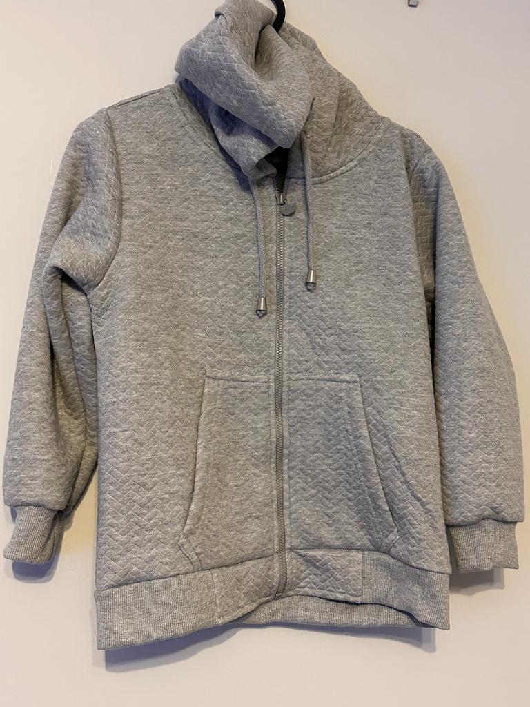 Grey Hooded Sweat Suit Boys