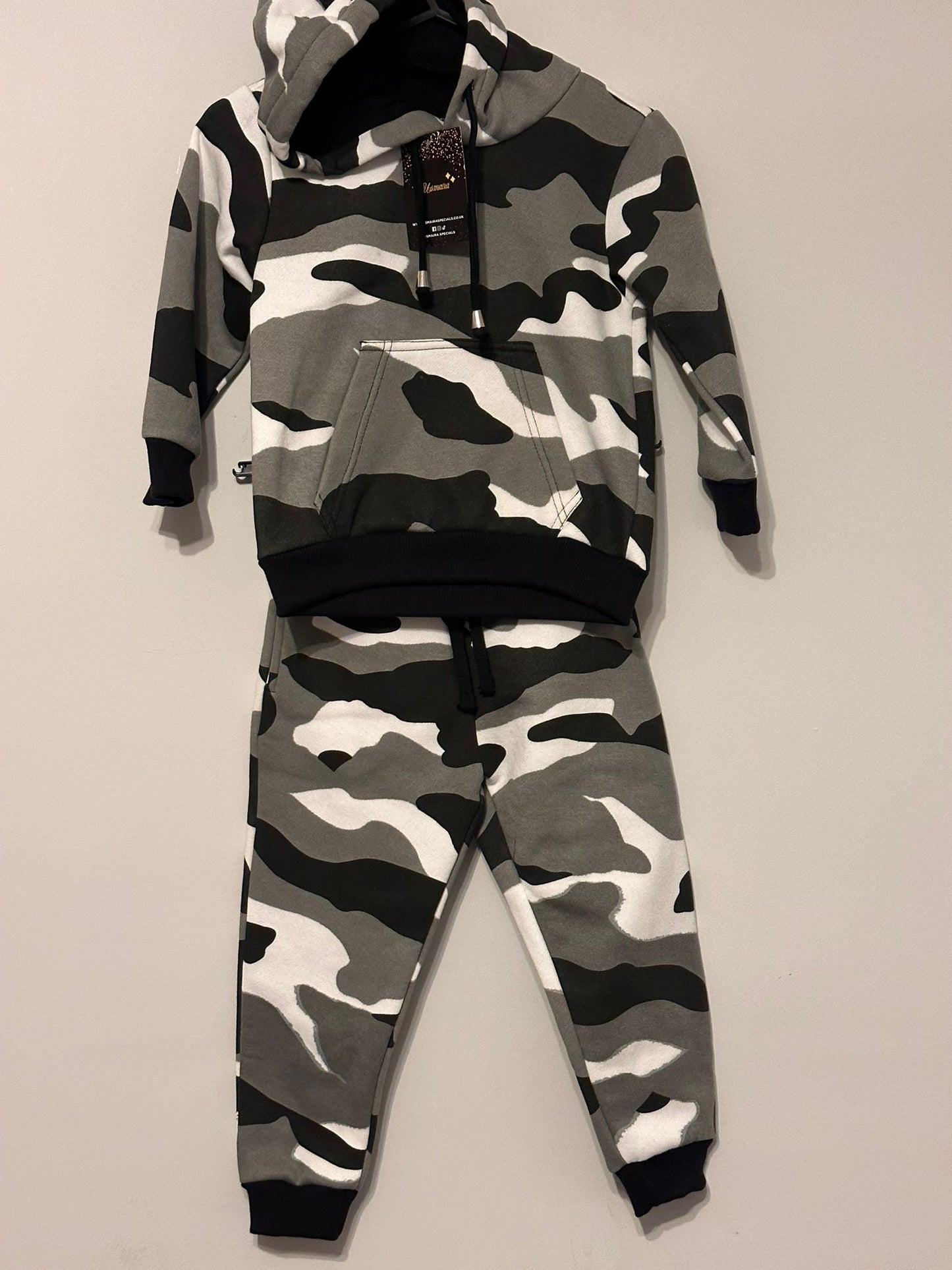 Hooded light Commando Sweatshirt Set Boys