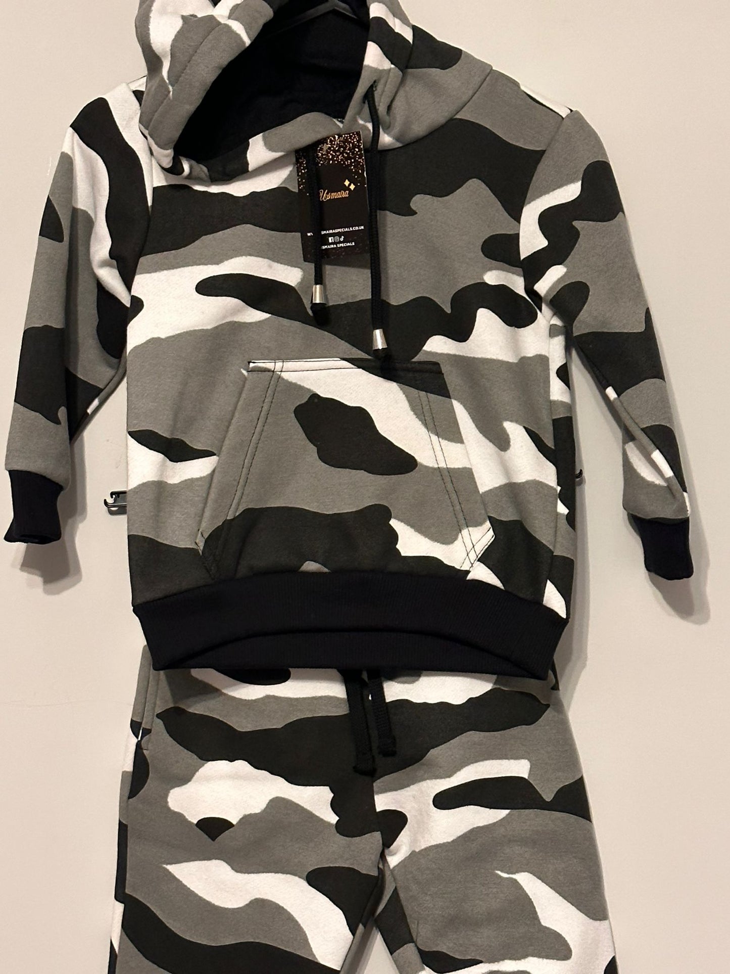 Hooded light Commando Sweatshirt Set Boys