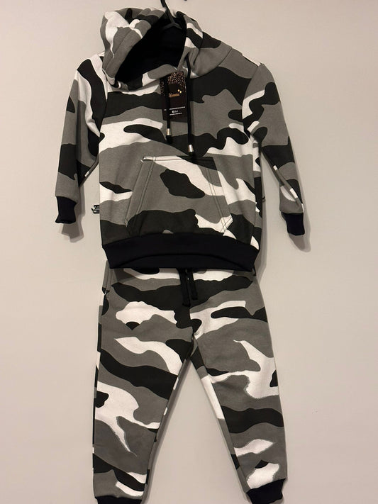 Hooded light Commando Sweatshirt Set Boys