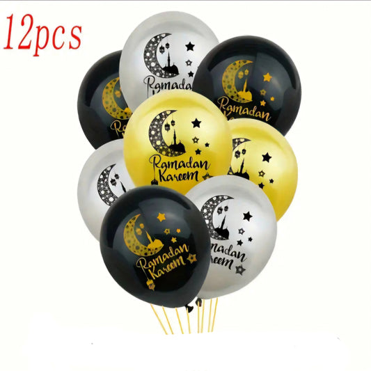 Ramadan Kareem printed balloons