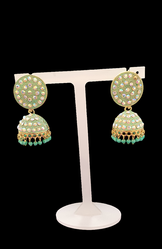 Mint Green Jhumka